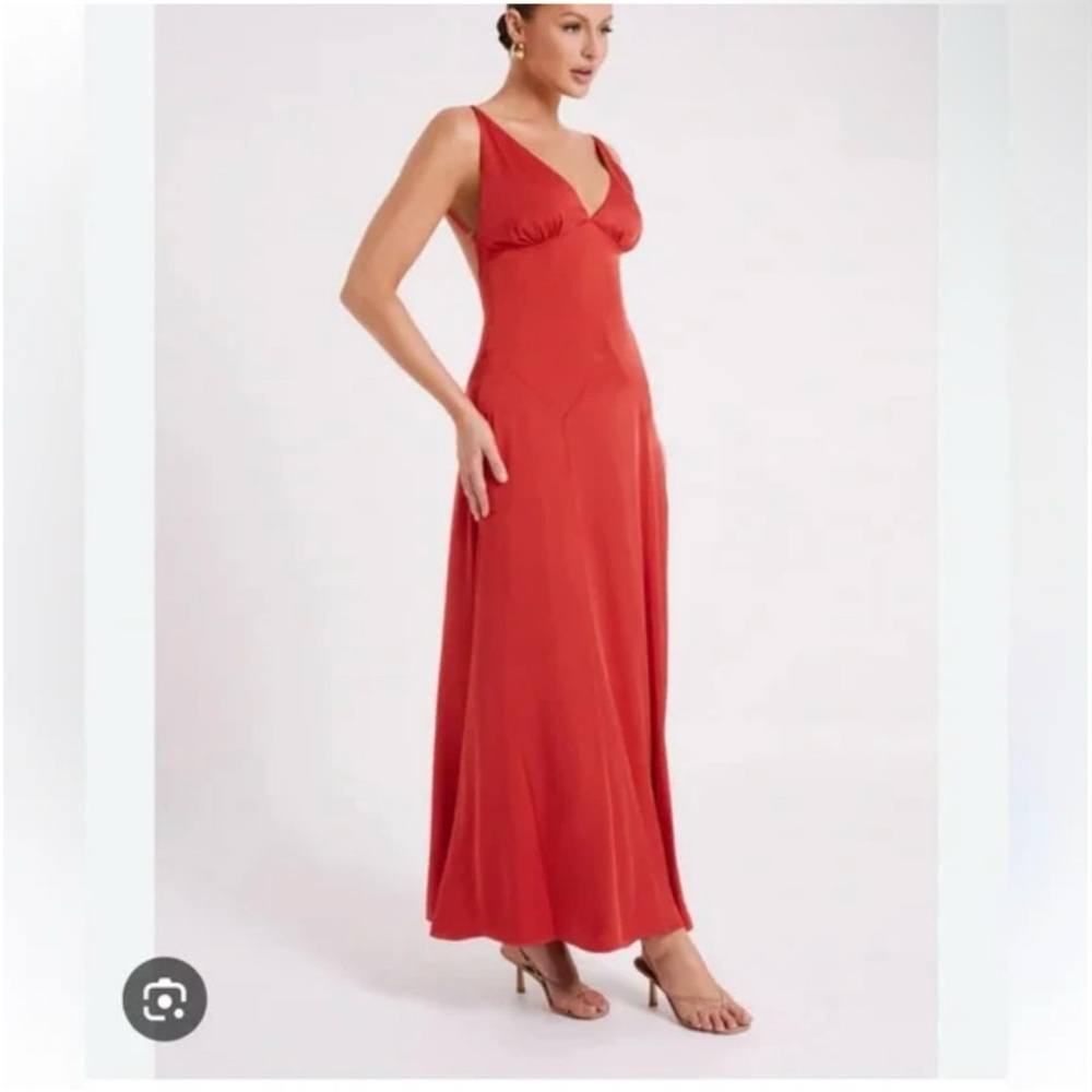 Meshki Vibrant Red Maxi Dress